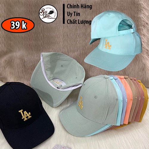 Nón kết thêu chữ LA | Mũ lưỡi trai thời trang cao cấp Uniex Nam Nữ SG120