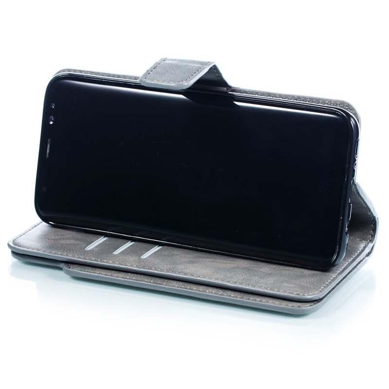 Ốp lưng điện thoại dạng ví da lật có khe cắm thẻ dành cho Samsung S8 Plus | BigBuy360 - bigbuy360.vn