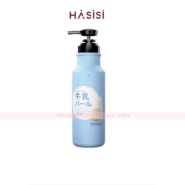 Sữa tắm Chiết Xuất Sữa Bò Và Ngọc Trai HASI KOKESHI WHITE & PURE SPA SHOWER MILK WITH COW MILK AND PEARL EXTRACT