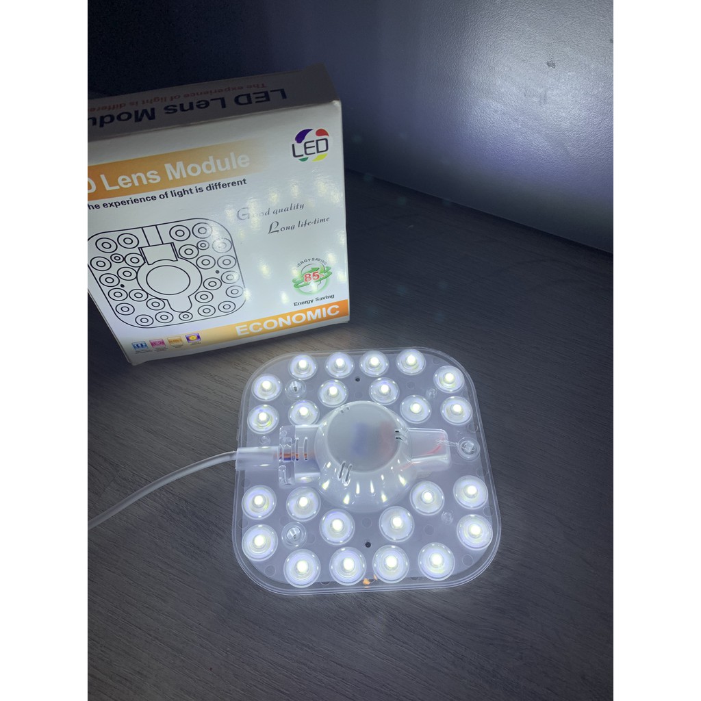 Combo 3 Main Led Mô-Đun Âm Trần (12W ,18W ,24W ,36W) Có Nam Châm Gắn Sau - Main Chuyên Thay Thế Bóng Led Chấn Lưu ỐpTrần