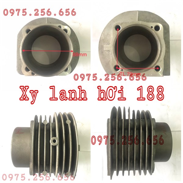 Xy Lanh Hơi 188 Nửa Bộ phụ tùng máy cày phụ tùng Hùng Lỳ