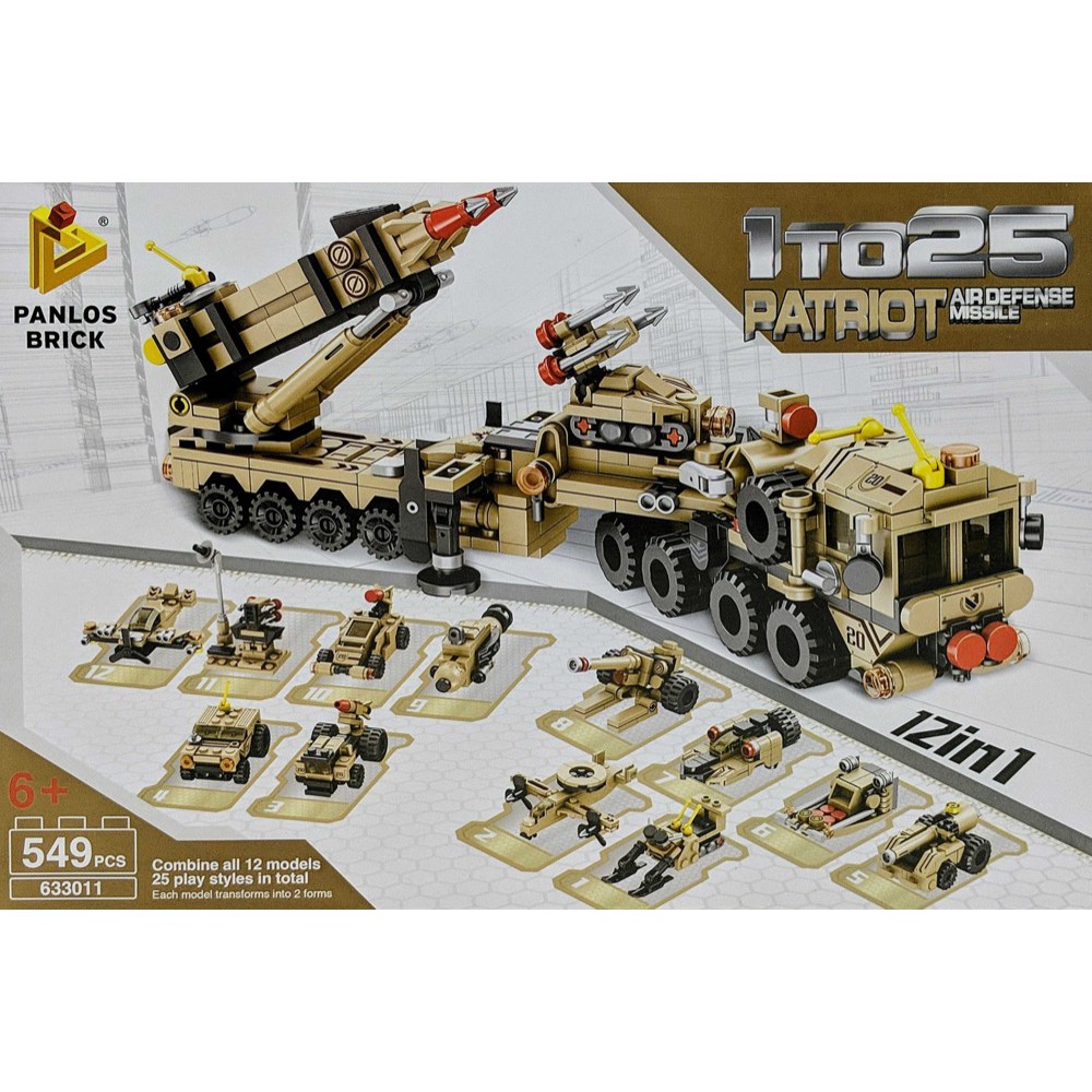 LEGO TECH_Lắp Ráp Mô Hình Xe Tăng Quân Sự Biến Hình 12in1 Cho Bé