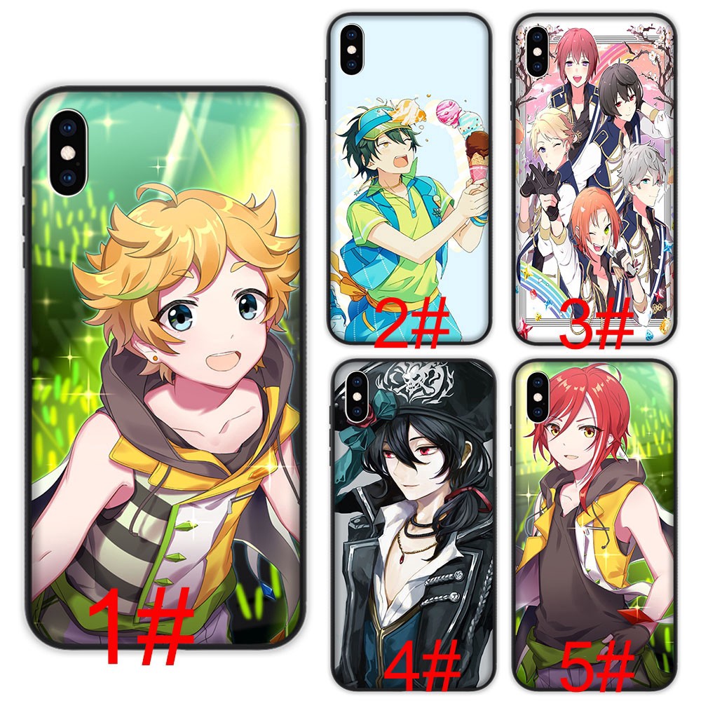 Ốp điện thoại mềm họa tiết Ensemble Stars dành cho iPhone 8 7 6 6S 5 5S SE Plus X XS Max