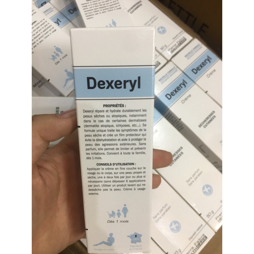 Kem dưỡng da trị nẻ - hăm tã - tràm sữa Dexeryl xuất xứ từ Pháp