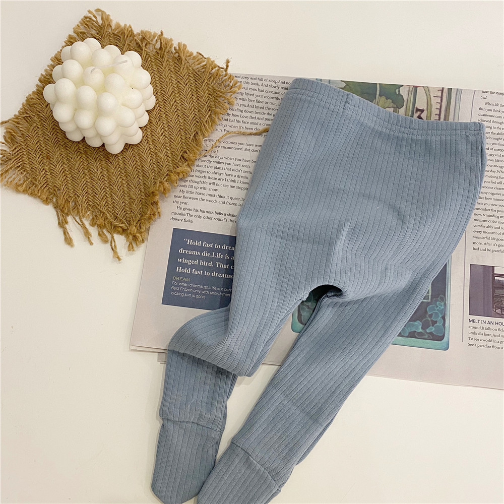 Quần legging kiểu kẻ sọc đơn giản thời trang dành cho bé