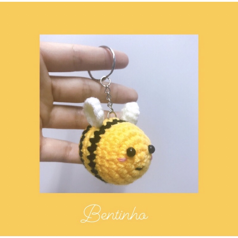 Móc khoá chú ong bee bằng len handmade🐝🐝