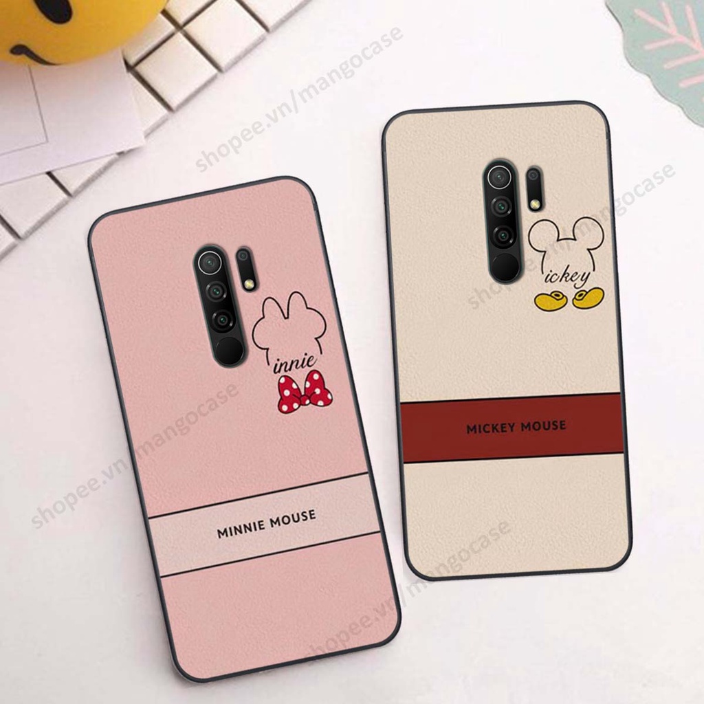 Ốp lưng Xiaomi Redmi 9 in hình happy nice, bé gấu đáng yêu