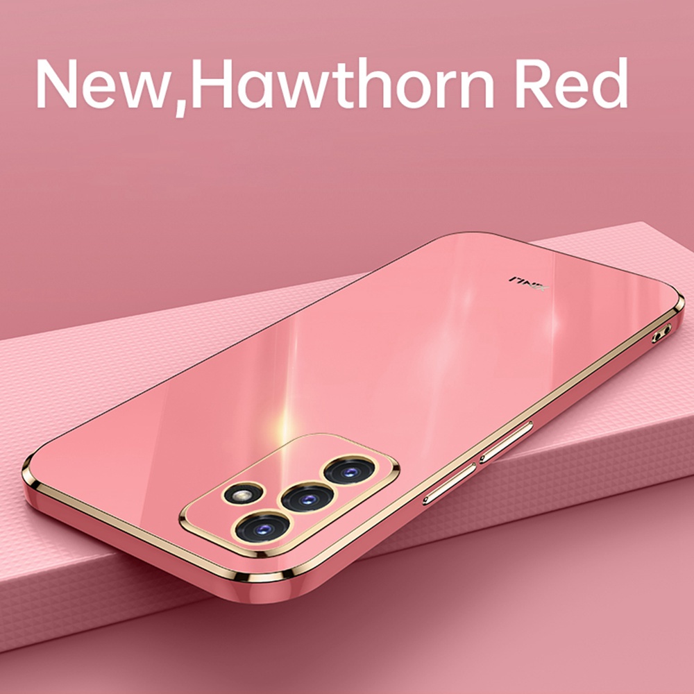 Ốp Điện Thoại Silicon TPU Mạ Vàng 6D Sang Trọng Cho Samsung Galaxy A82 5G Galaxy Quantum 2