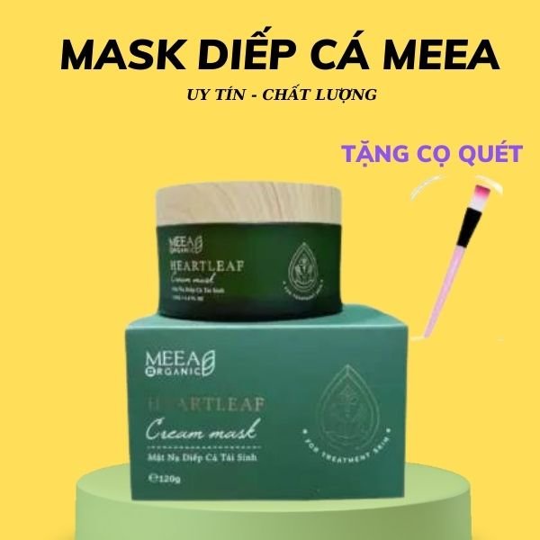 Mặt Nạ Diếp Cá Meea, sáng da, mờ nám, se khít lỗ chân lông