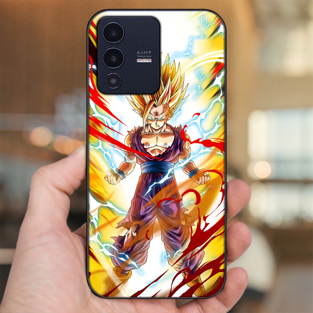 Ốp lưng Vivo V23 5G viền đen in hình Gohan Dragon Ball