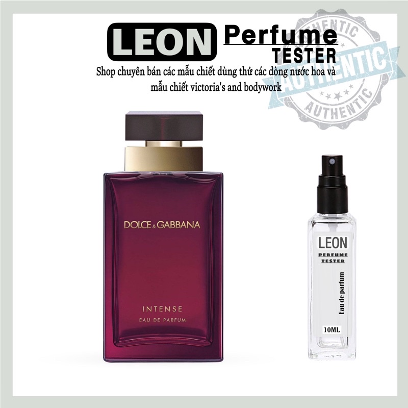 💎LEON💎 mẫu thử nước hoa dolce &gabbana intense edp 10ml dạng xịt