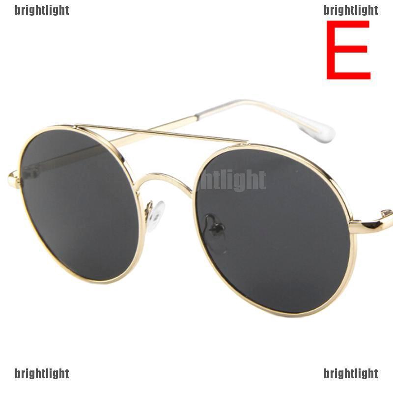 [Bright] Women Oval Sunglasses Frame Vintage Glasses Trendy Fashion Retro Shades New [LT]
