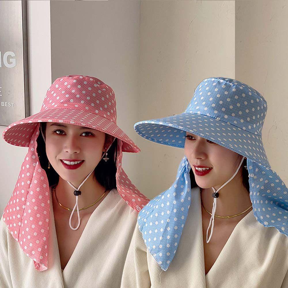 TWINKLE Mũ Tai Bèo Vành Rộng Chống Nắng / Tia UV Thời Trang Mùa Hè Cho Mẹ Bỉm Sữa Sự Bảo Vệ