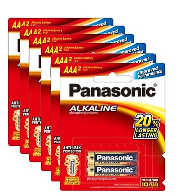 Pin AAA Panasonic alkaline LR03T-2B