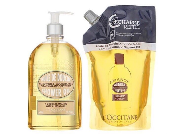 Dầu tắm hạnh nhân LOCCITANE 500ml - 250ml - Refill 500ml