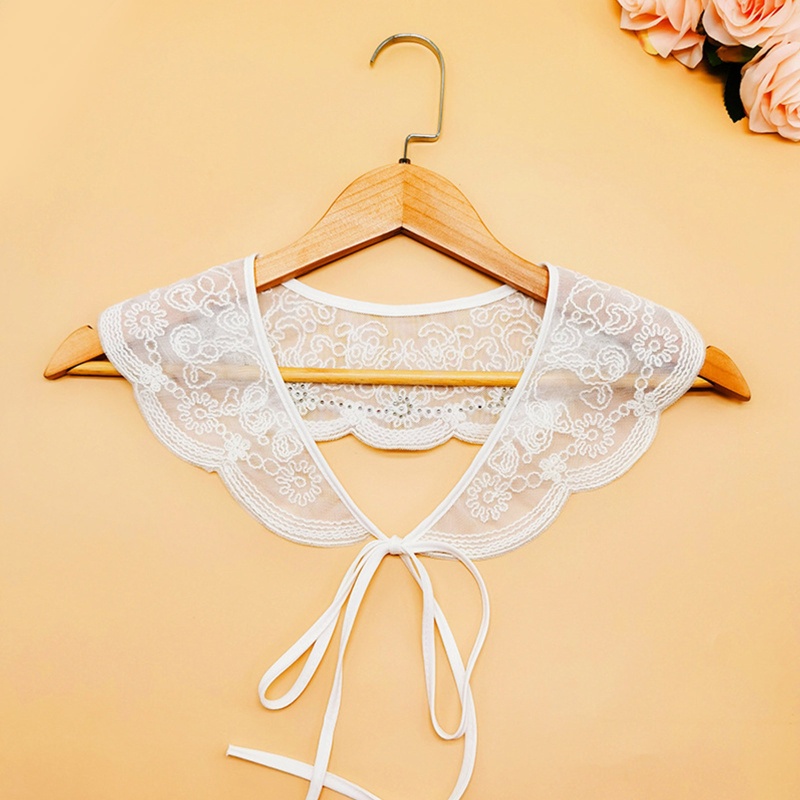 Cổ Áo Giả Thêu Hoa Trang Trí Kiểu Hán Phục Dễ Thương