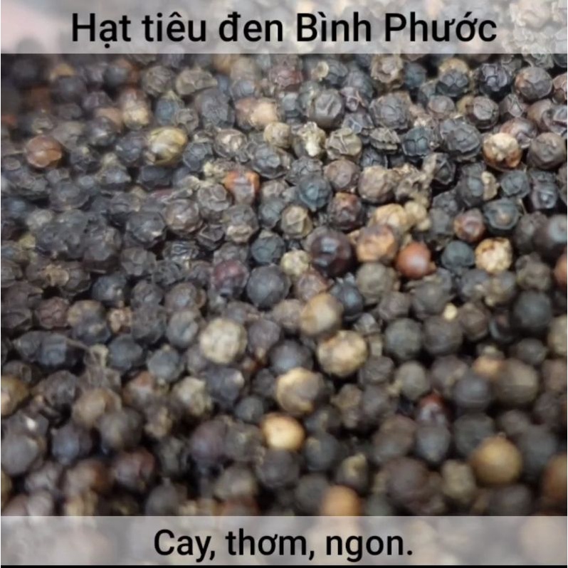 1kg hạt tiêu đen Bình Phước nguyên hạt/xay sẵn thơm ngon, cay nồng