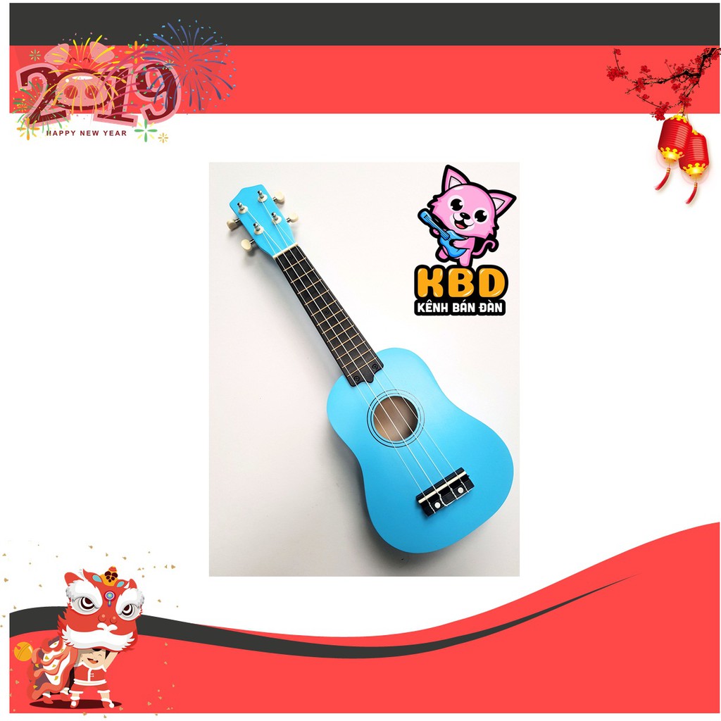 Đàn Ukulele Soprano Màu Trơn Giá Rẻ