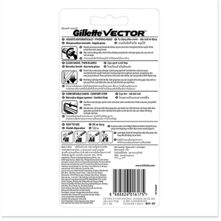 Dao Cạo Râu Gillette Vector Plus Kèm 1 Đầu Thay Vector Plus 1 Up