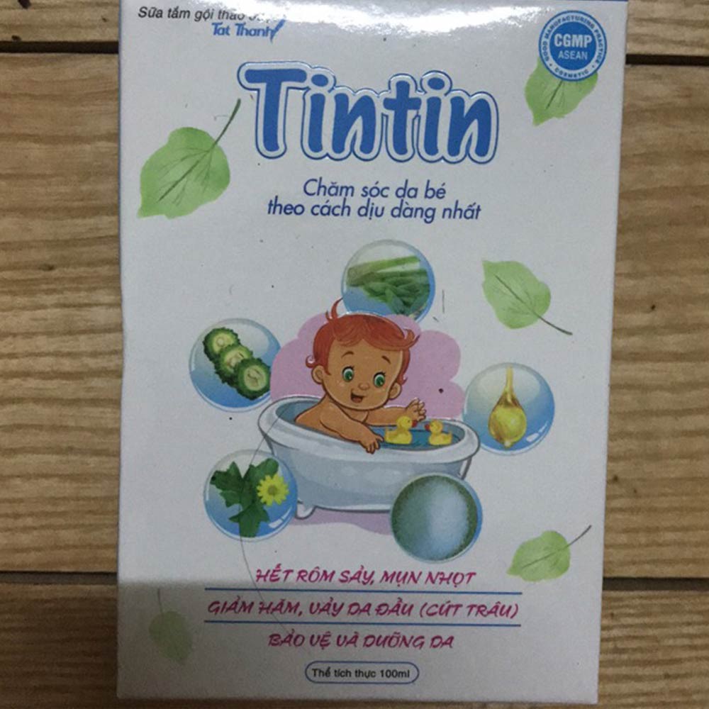 Combo Sữa tắm thảo dược cho bé Tintin và DrPapie: Bộ sản phẩm đặc trị mẩn ngứa, mụn nhọt