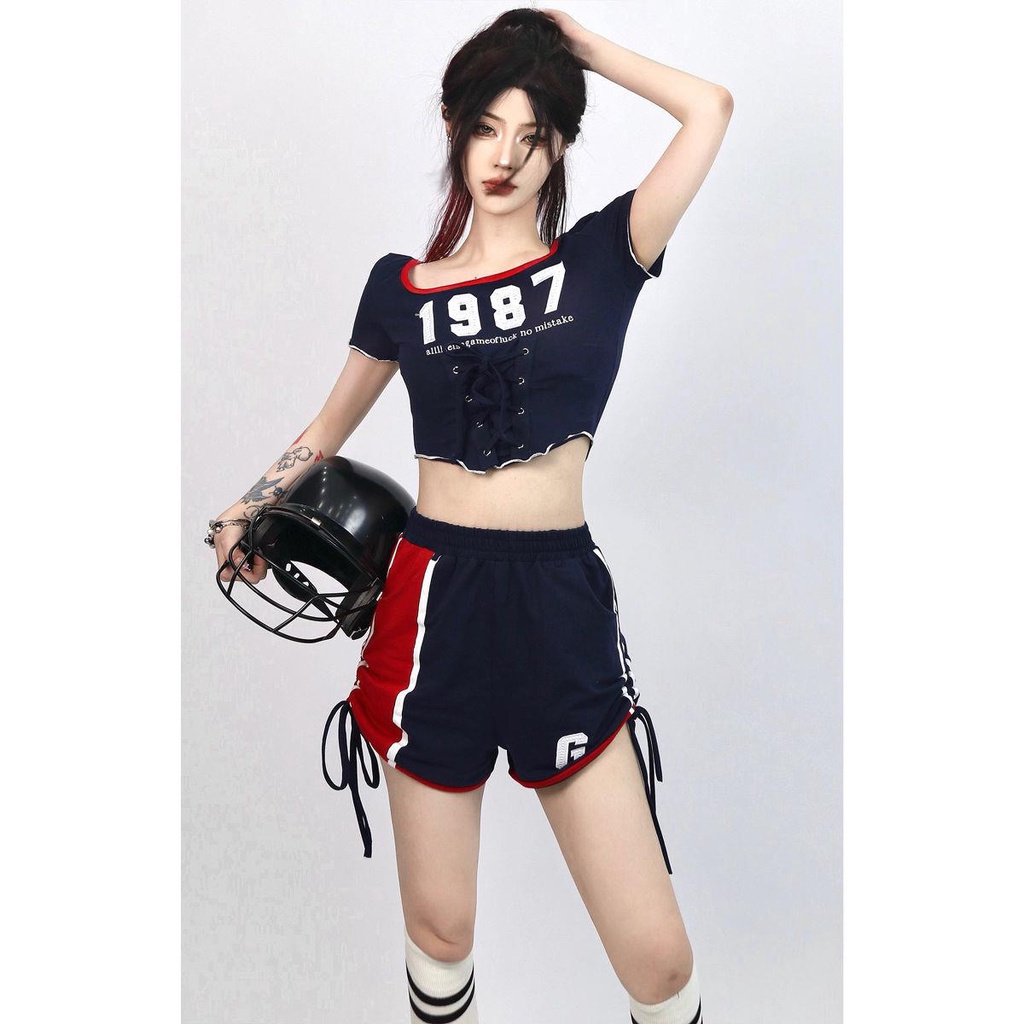 Bộ Đồ Thể Thao Thời Trang Mùa Xuân Phong Cách Hàn Quốc Dành Cho Nữ