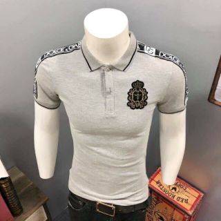 ÁO THUN NAM THIÊU LÔ GÔ CỔ BẺ