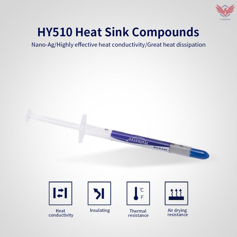 Set 2 Keo Tản Nhiệt Cpu Vga Bằng Silicone Hy510 Màu Xám | BigBuy360 - bigbuy360.vn