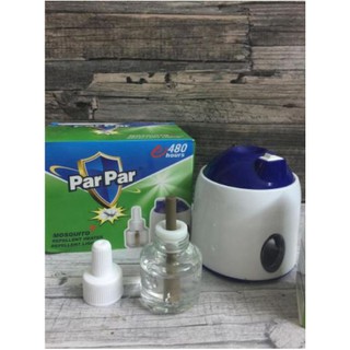 ✔️ Máy xông tinh dầu đuổi muỗi Parpar 480h (máy + 2 lọ tinh dầu)