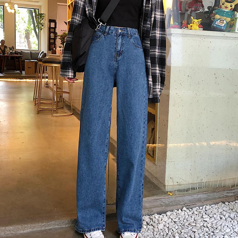 [Size S,M] Quần Jeans nữ ống rộng Ulzzang Quảng Châu QDJ7