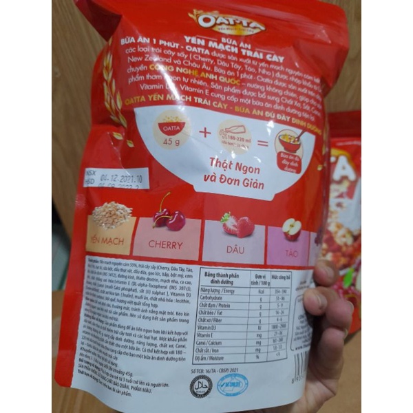 Ngũ cốc Yến mạch Trái cây OATTA 300g