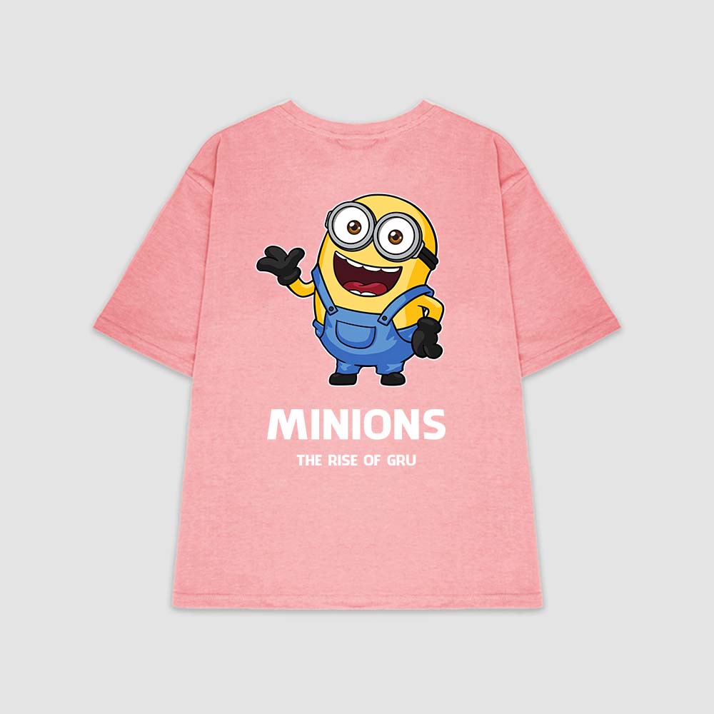Áo Thun Nam Unisex Tay Lỡ Form Rộng In Hình Minion 2S Official, Áo Phông Oversize Local Brand Giá Rẻ SG42