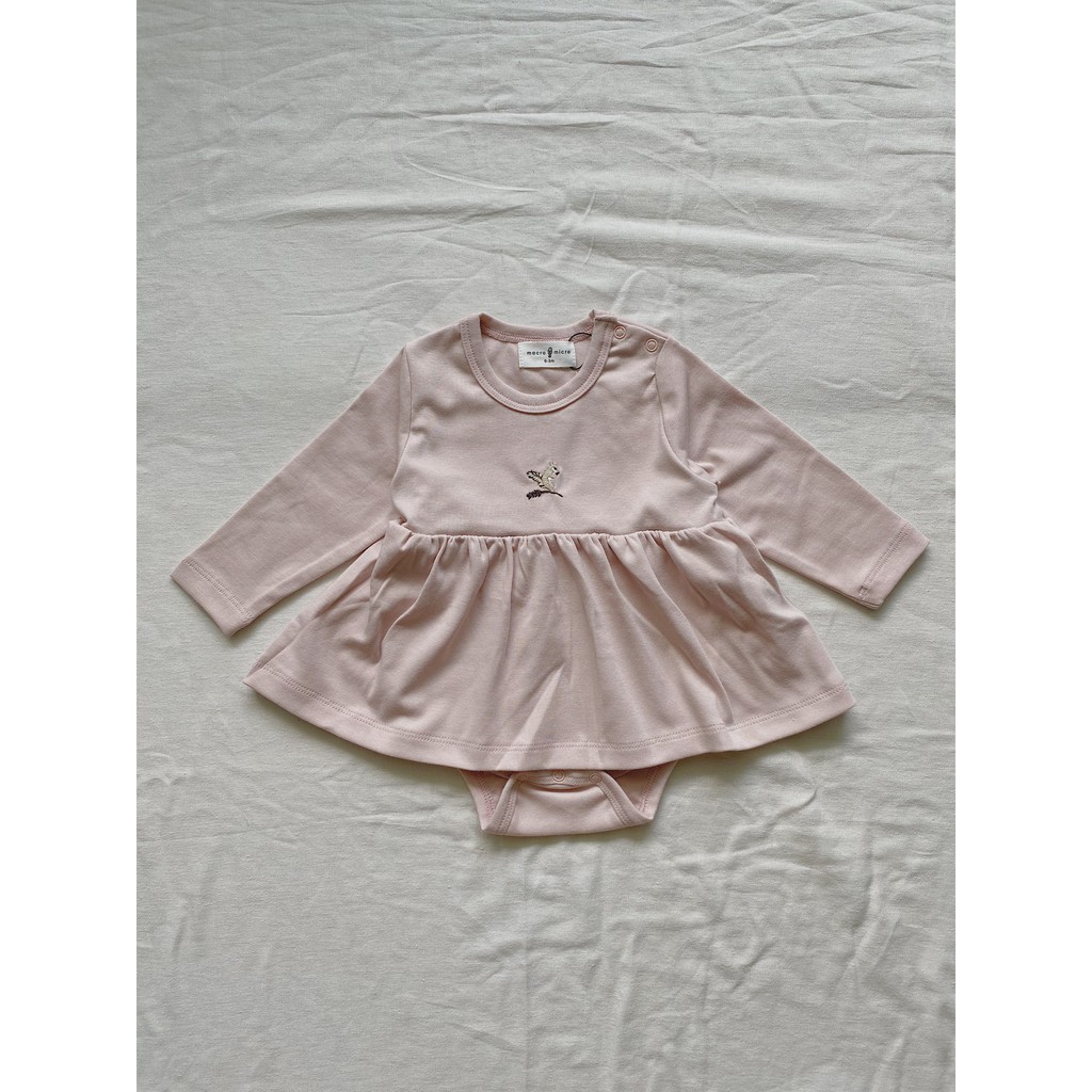 Baby Bodysuit Dress (Body Váy Vải Cotton Cao Cấp)