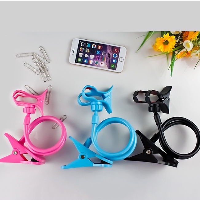 Giá Đỡ Điện Thoại, Ipad Xem Phim Kẹp Đầu Giường, Bàn ( 4.8 inch -&gt; 10.5 inch)