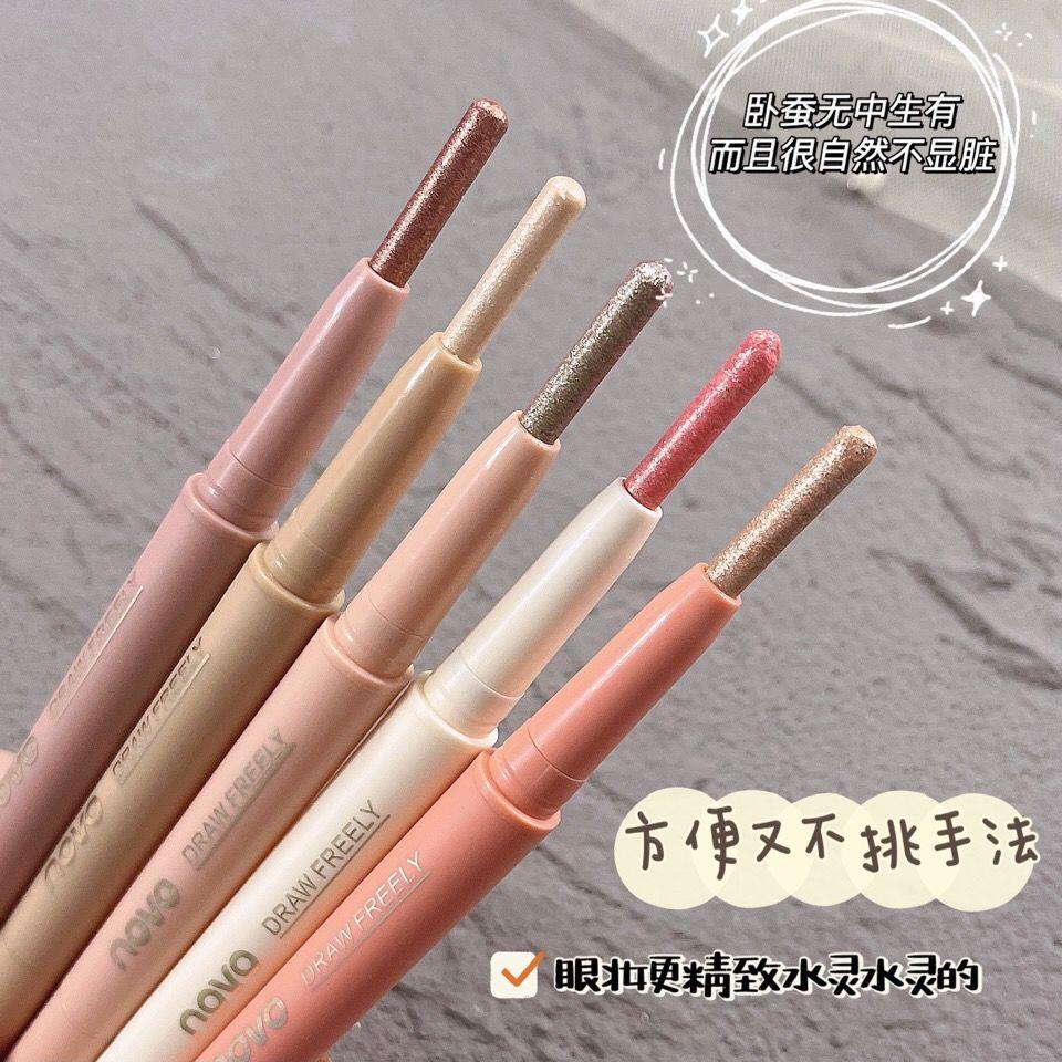 Phấn Mắt Dạng Bút Mịn NOVO Màu Ánh Ngọc Trai Lấp Lánh Làm Sáng Da Tự Nhiên | BigBuy360 - bigbuy360.vn