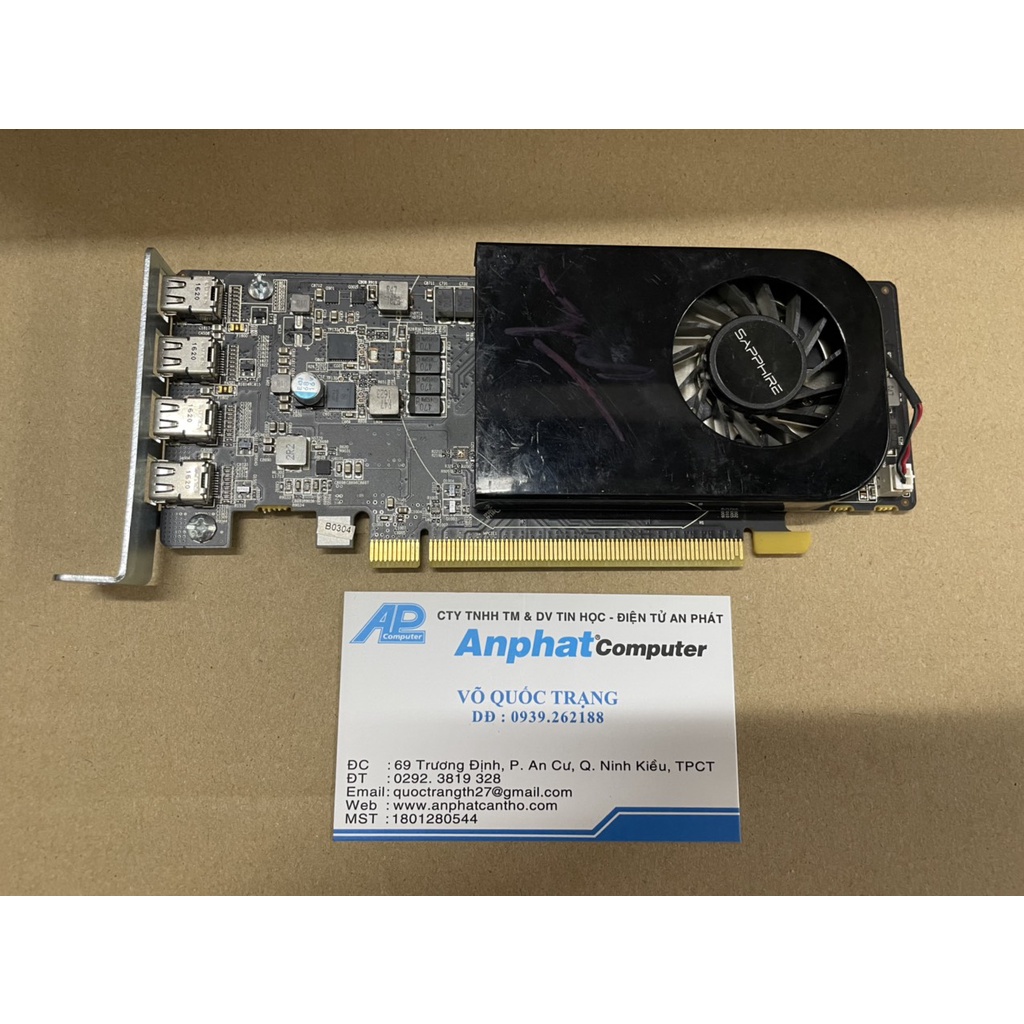 Card màn hình VGA Sapphire GPRO 4200 4GB GDDR5 PCI-E Quad Mini DP - Bảo hành 3 tháng