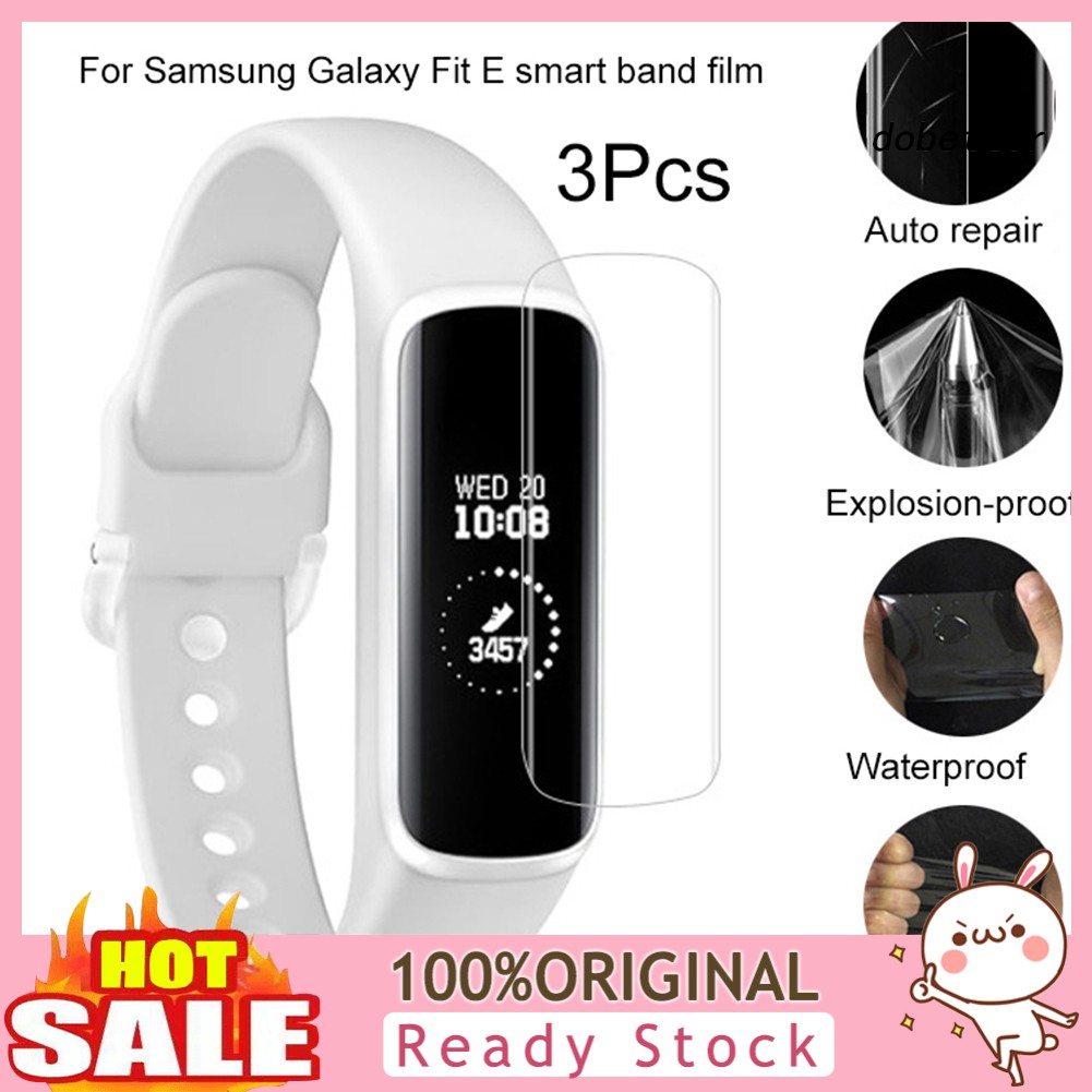 Bộ 3 Miếng Dán Màn Hình Chống Trầy Cho Đồng Hồ Thông Minh Samsung Galaxy Fit E