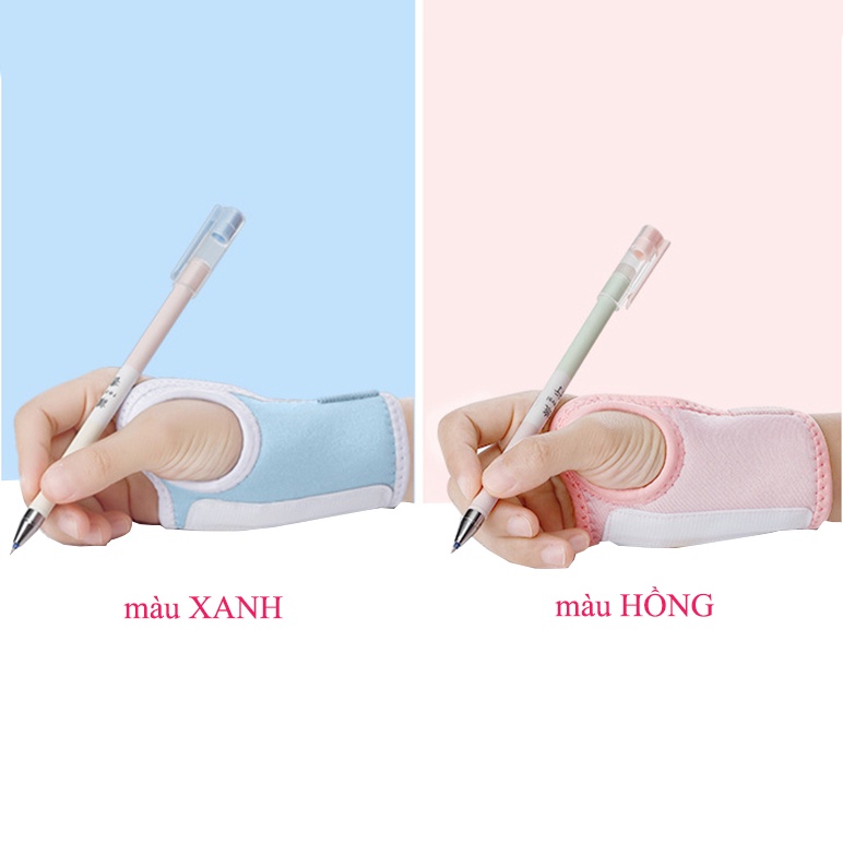 Bao tay chỉnh sửa tư thế cầm bút cho bé, dụng cụ chống móc cổ tay khi viết cho học sinh VAFOFA - WAH001