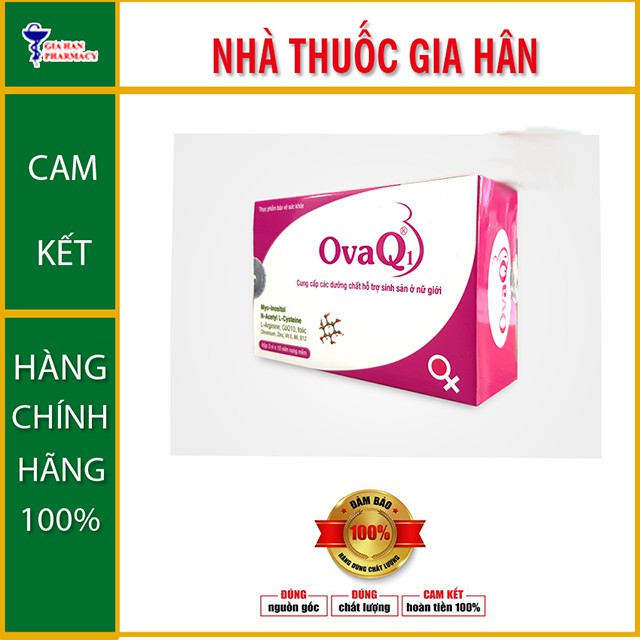 Viên Uống OVAQ1 - Hỗ Trợ Sinh Sản Cho Nữ Giới