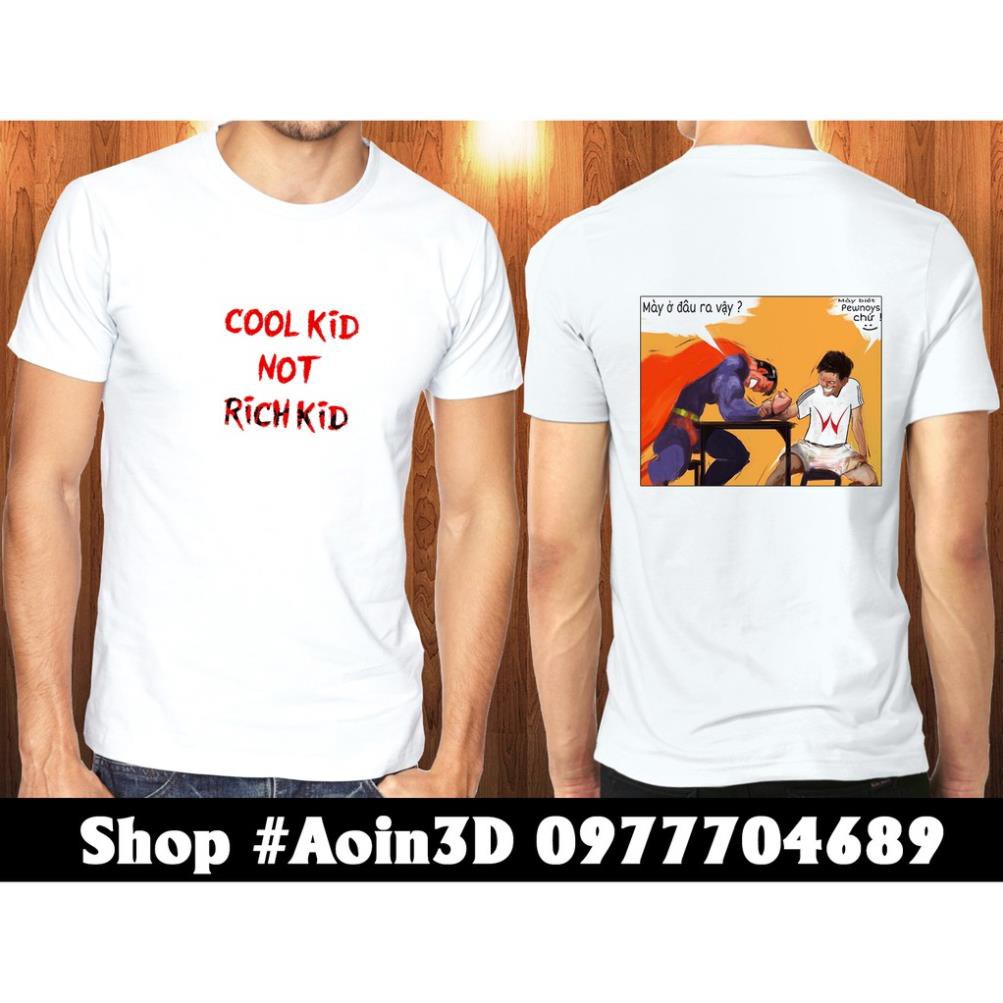 HOT -  Áo PewPew Cool Kid Not Rich Kid v3 / gia tốt nhất