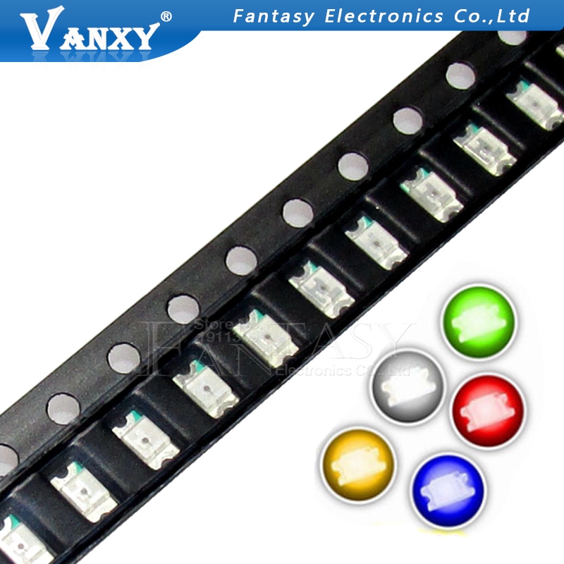 Set 100 Điốt Đèn LED 1206 Smd Chuyên Dụng