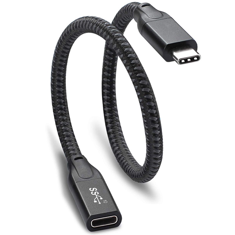 Dây Cáp Nối Dài Usb C 1 Feet, Usb 3.1 (10Gbps) Type C Male Sang Female