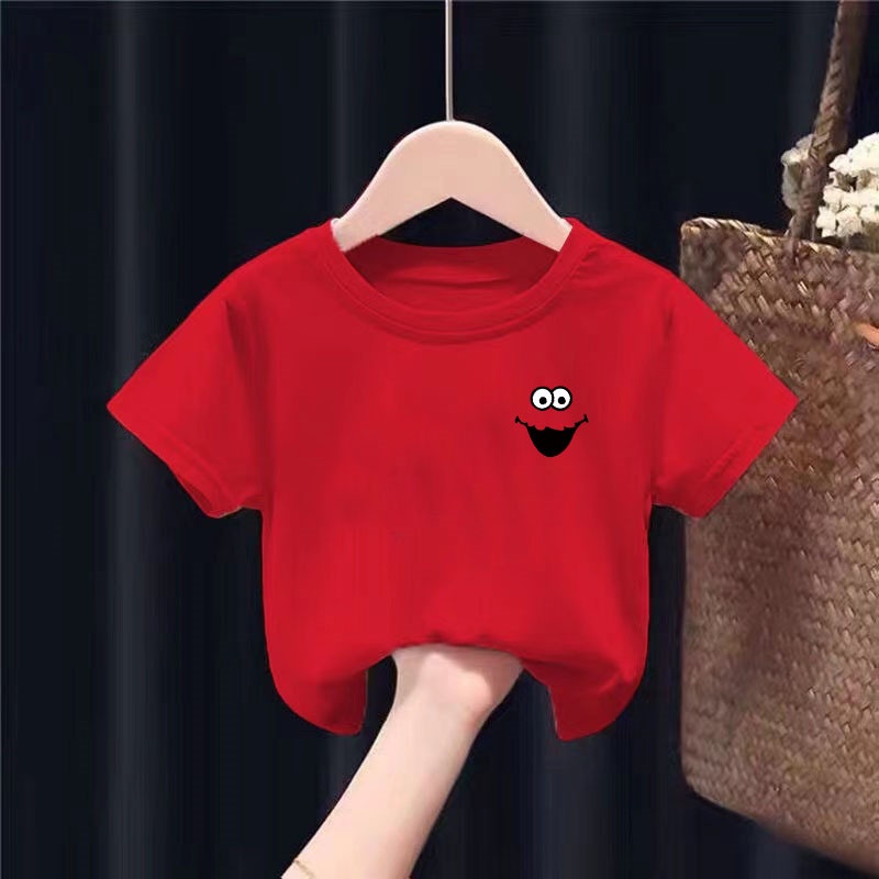 Áo Thun Tay Ngắn 100% Cotton In Họa Tiết Hoạt Hình Thoáng Khí Thời Trang Unisex