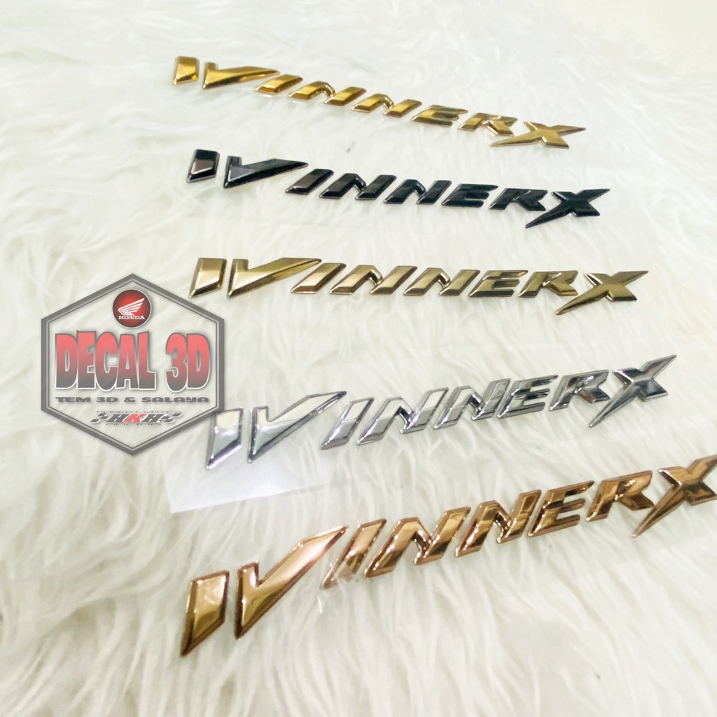 Tem chữ winner X v2 2021 2022 nhiều màu hàng zin cao cấp siêu bám dính - giá 1 cặp