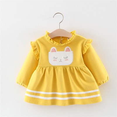 váy thu đông bé gái nhí size 7-14kg VT31