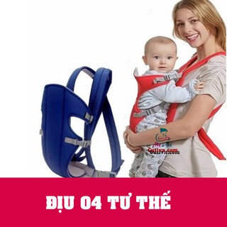 Đai, Địu An Toàn, Thoải Mái Cho Bé (4 Tư Thế)