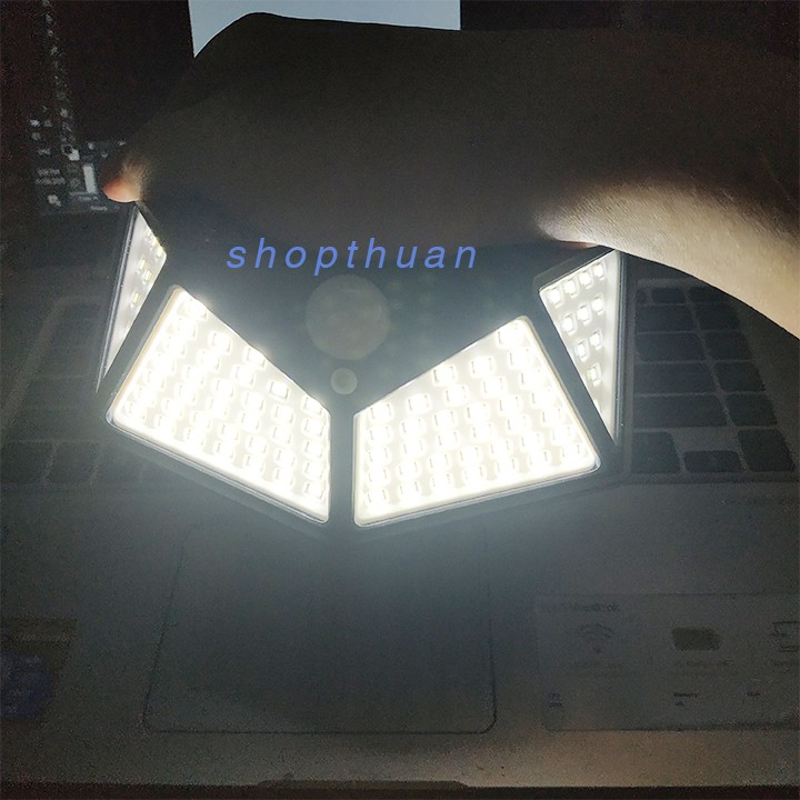 Đèn Năng Lượng 100 LED Có 3 Chế Độ Sáng