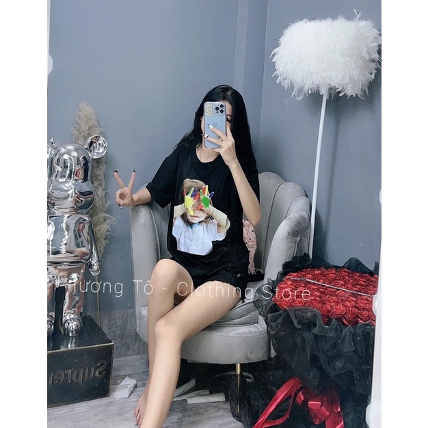 Áo phông 5D đen TT11