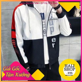 🌈freeship 50k 🔥 áo khoác gió phối 2 màu form rộng unisex