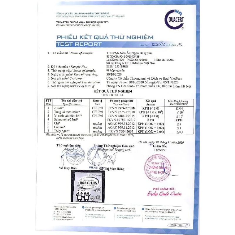 siro ăn ngon BABY PLUS 10ml/1 gói/30 gói | BigBuy360 - bigbuy360.vn