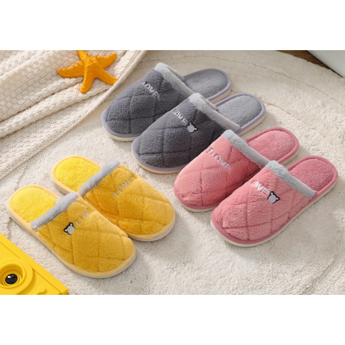 Dép Lông NineRed Giữ Ấm Chân Đi Trong Nhà - D43